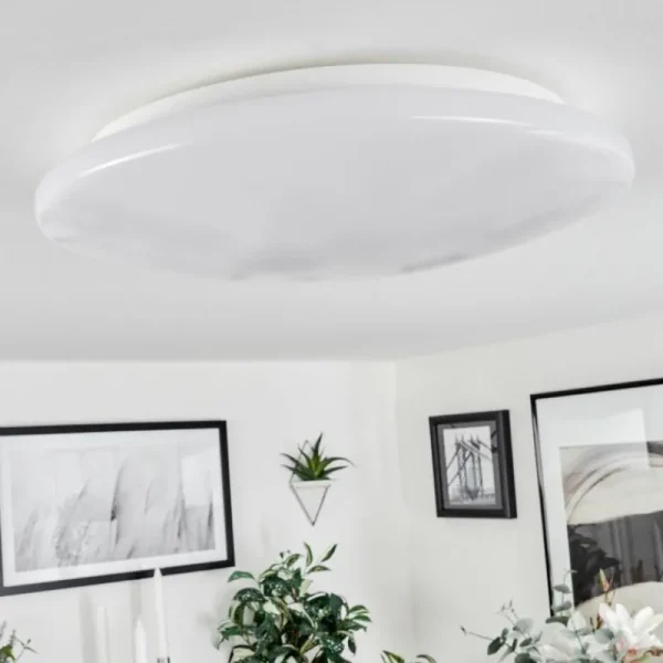 hofstein Plafonnier Stungchhveng LED Blanc, 1 lumière* Lampes Modernes