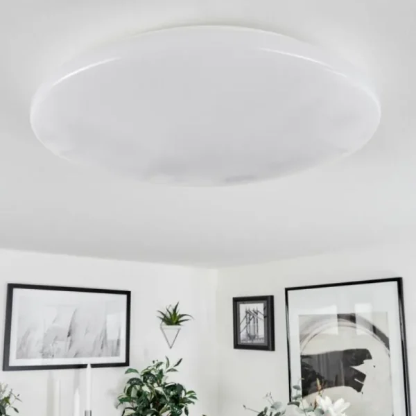 hofstein Plafonnier Stungchhveng LED Blanc, 1 lumière* Lampes Modernes