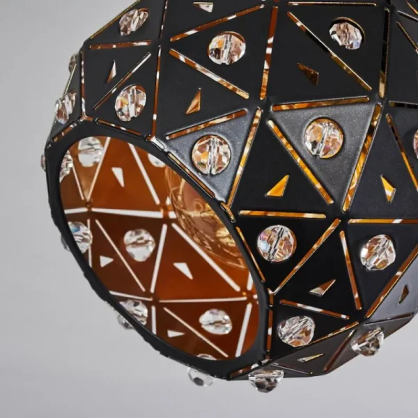 hofstein Plafonnier Sunasau Noir, 3 lumières* Lampes Modernes