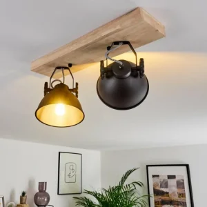 hofstein Plafonnier Svanfolk Bois clair, 2 lumières* Lampes Modernes