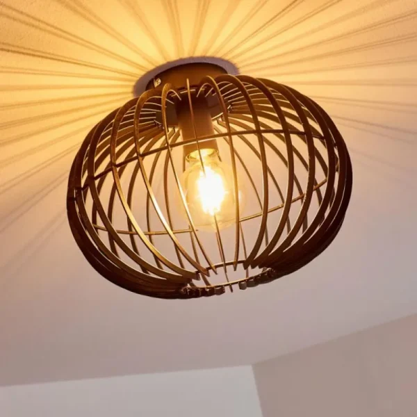 hofstein Plafonnier Svensbyn Noir, 1 lumière* Lampes Modernes
