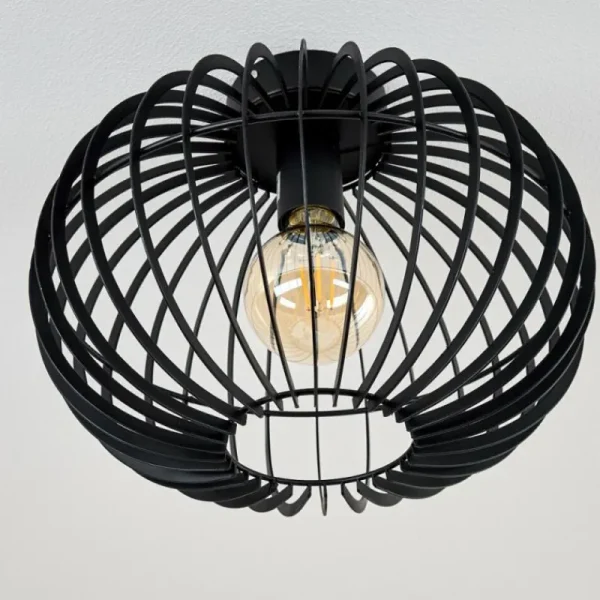hofstein Plafonnier Svensbyn Noir, 1 lumière* Lampes Modernes