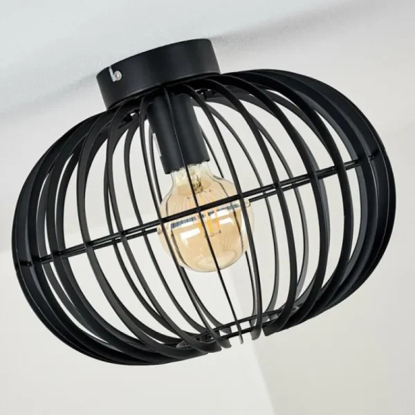 hofstein Plafonnier Svensbyn Noir, 1 lumière* Lampes Modernes