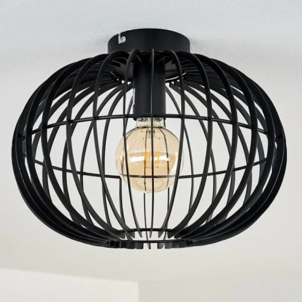 hofstein Plafonnier Svensbyn Noir, 1 lumière* Lampes Modernes