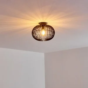 hofstein Plafonnier Svensbyn Noir, 1 lumière* Lampes Modernes