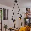 hofstein Plafonnier Tablazos Noir, 2 lumières* Lampes Modernes