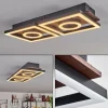 hofstein Plafonnier Taboneira LED Brun foncé, Noir, 2 lumières* Lampes Modernes