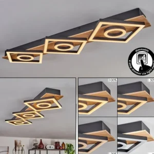 hofstein Plafonnier Taboneira LED Écru, Noir, 3 lumières* Lampes Modernes
