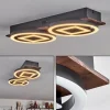 hofstein Plafonnier Taboneira LED Brun foncé, Noir, 2 lumières* Lampes Modernes