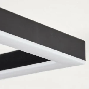 hofstein Plafonnier Taboneira LED Noir, 1 lumière* Lampes Modernes