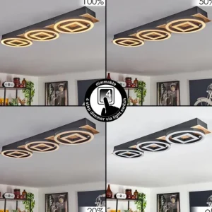 hofstein Plafonnier Taboneira LED Écru, Noir, 3 lumières* Lampes Modernes
