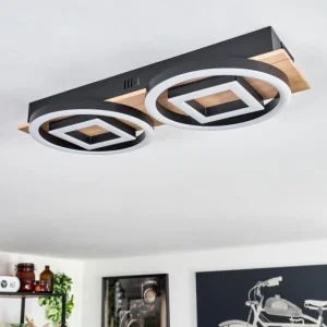 hofstein Plafonnier Taboneira LED Écru, Noir, 2 lumières* Lampes Modernes