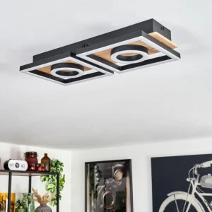 hofstein Plafonnier Taboneira LED Écru, Noir, 2 lumières* Lampes Modernes