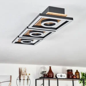 hofstein Plafonnier Taboneira LED Écru, Noir, 3 lumières* Lampes Modernes