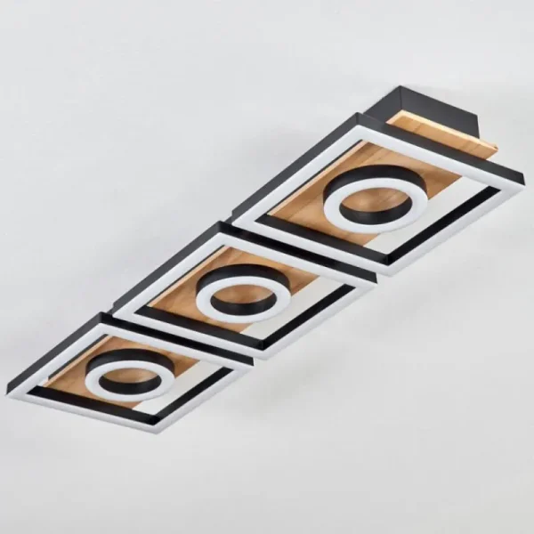 hofstein Plafonnier Taboneira LED Écru, Noir, 3 lumières* Lampes Modernes