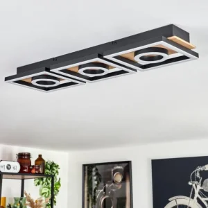 hofstein Plafonnier Taboneira LED Écru, Noir, 3 lumières* Lampes Modernes