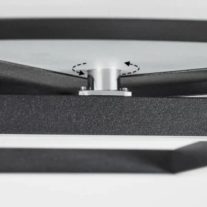 hofstein Plafonnier Taleta LED Noir, Blanc, 1 lumière* Lampes Modernes