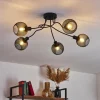 hofstein Plafonnier Tambo Noir, 5 lumières* Lampes Modernes