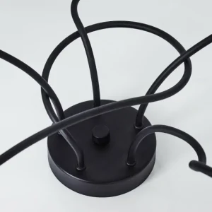 hofstein Plafonnier Tambo Noir, 5 lumières* Lampes Modernes