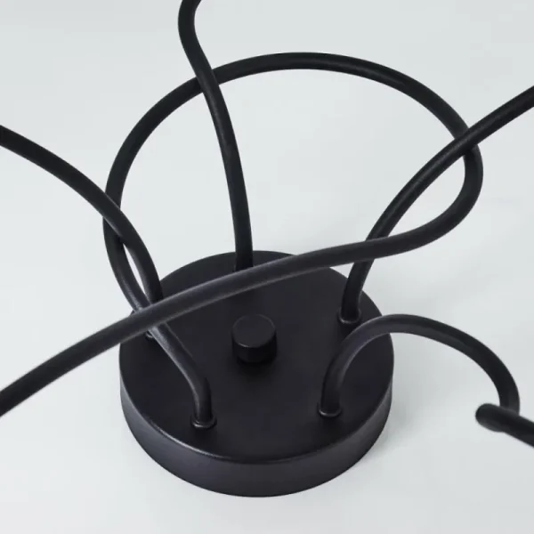 hofstein Plafonnier Tambo Noir, 5 lumières* Lampes Modernes