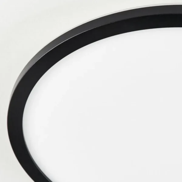 hofstein Plafonnier Tamesch LED Noir, 1 lumière* Lampes Modernes
