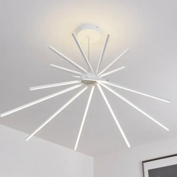 hofstein Plafonnier Teles LED Blanc, 1 lumière* Lampes Modernes