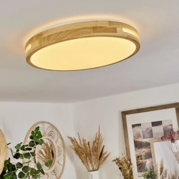 hofstein Plafonnier Tikkala LED Écru, 1 lumière* Lampes Modernes