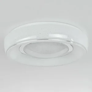 hofstein Plafonnier Tobosy LED Blanc, 1 lumière, Télécommandes* Lampes Modernes