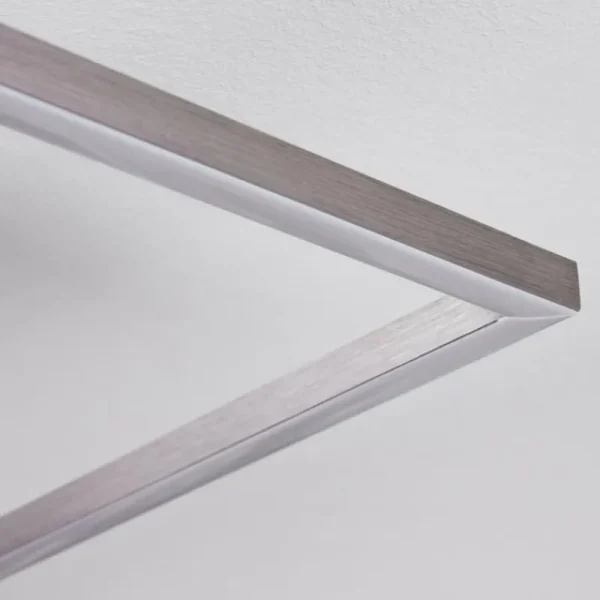 hofstein Plafonnier Torresella LED Nickel mat, 2 lumières, Télécommandes* Lampes Modernes