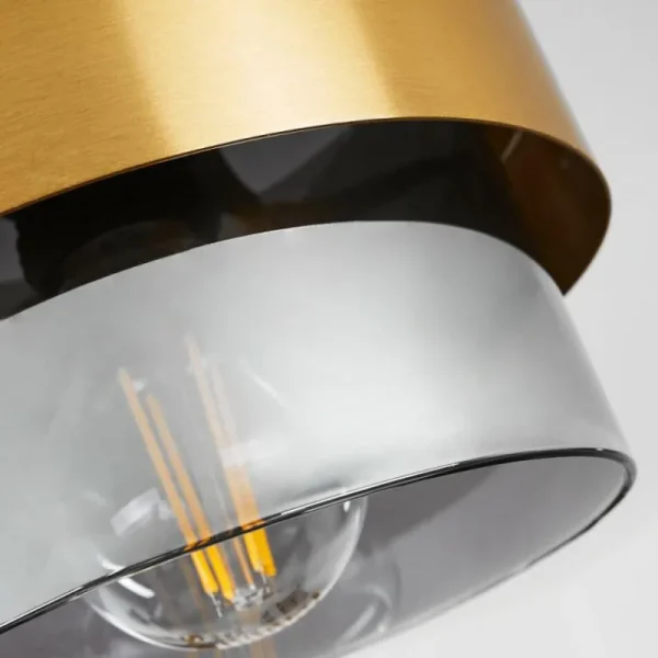hofstein Plafonnier Traak Noir, 1 lumière* Lampes Modernes