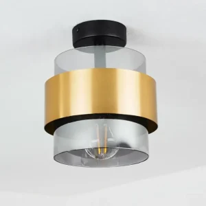 hofstein Plafonnier Traak Noir, 1 lumière* Lampes Modernes