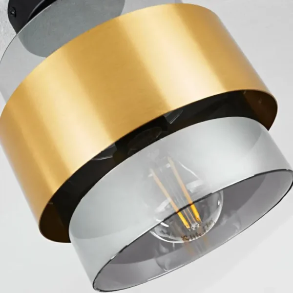 hofstein Plafonnier Traak Noir, 1 lumière* Lampes Modernes