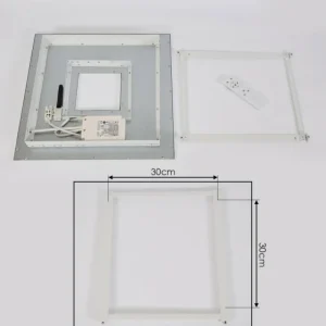 hofstein Plafonnier Turbalá LED Blanc, 2 lumières, Télécommandes, Changeur de couleurs* Lampes Modernes
