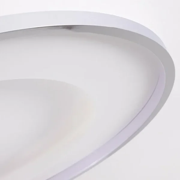 hofstein Plafonnier Tuzik LED Chrome, 1 lumière* Lampes Modernes