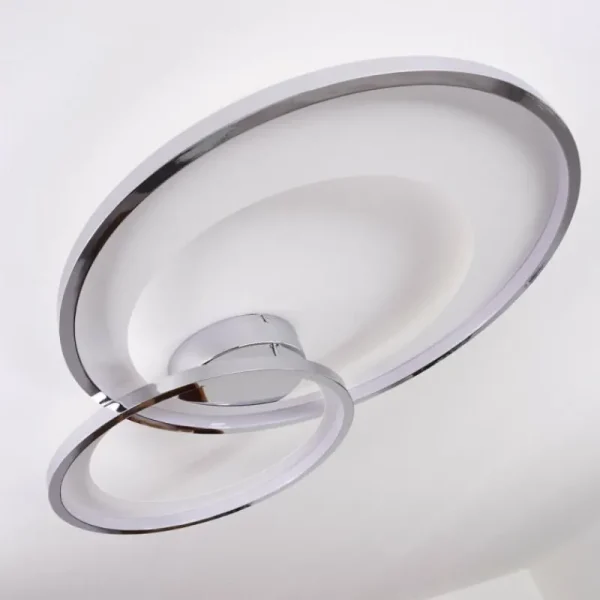 hofstein Plafonnier Tuzik LED Chrome, 1 lumière* Lampes Modernes