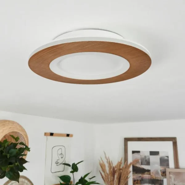 hofstein Plafonnier Varoyang LED Blanc, 1 lumière* Lampes Modernes