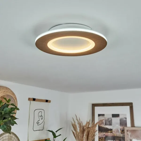 hofstein Plafonnier Varoyang LED Blanc, 1 lumière* Lampes Modernes