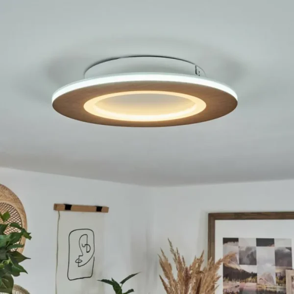 hofstein Plafonnier Varoyang LED Blanc, 1 lumière* Lampes Modernes