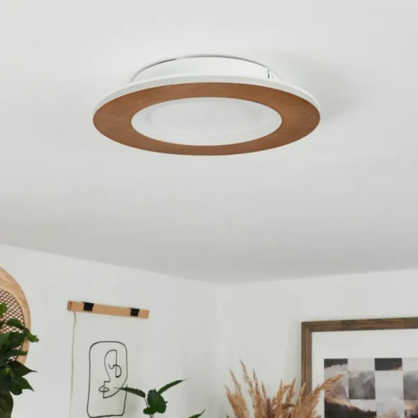 hofstein Plafonnier Varoyang LED Blanc, 1 lumière* Lampes Modernes