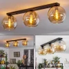 hofstein Plafonnier Verre 25 cm Koyoto Ambre, 3 lumières* Lampes En Verre