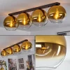 hofstein Plafonnier Verre 30 cm Koyoto Or, Clair, 4 lumières* Lampes En Verre
