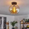 hofstein Plafonnier Verre 25 cm Koyoto Ambre, 1 lumière* Lampes En Verre