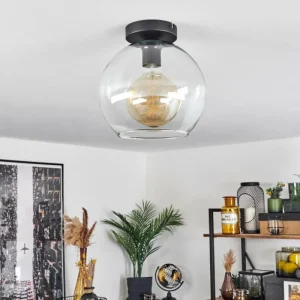 hofstein Plafonnier Verre 25 cm Koyoto Clair, 1 lumière* Lampes En Verre