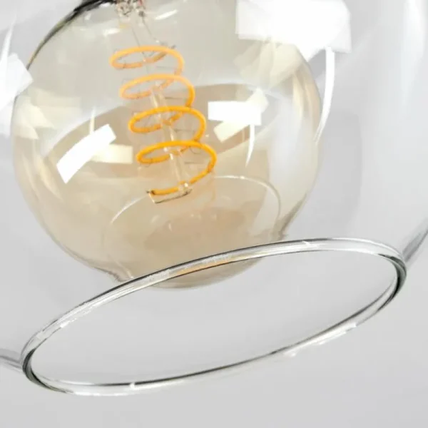 hofstein Plafonnier Verre 20 cm Koyoto Clair, 1 lumière* Lampes En Verre