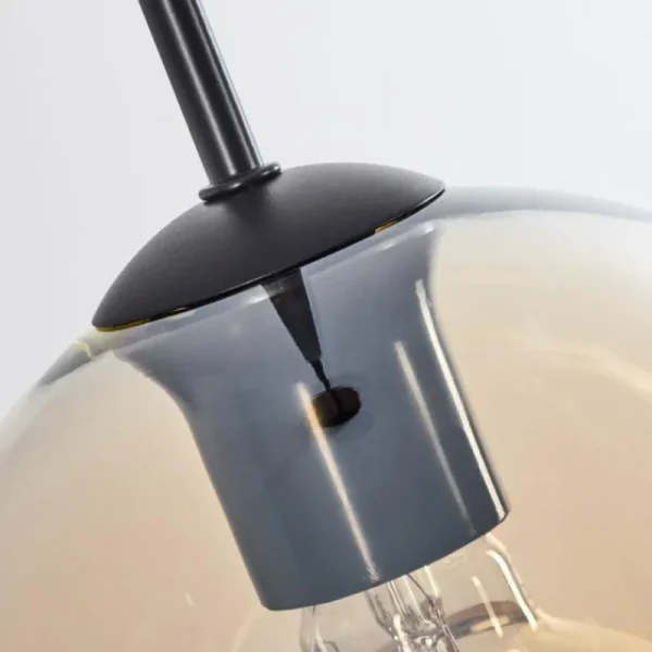 hofstein Plafonnier Verre 20 cm Koyoto Ambre, 1 lumière* Lampes En Verre