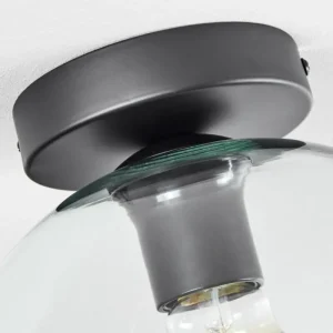 hofstein Plafonnier Verre 25 cm Koyoto Clair, 1 lumière* Lampes En Verre