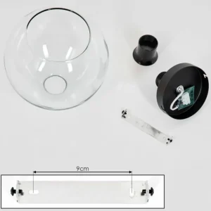 hofstein Plafonnier Verre 25 cm Koyoto Clair, 1 lumière* Lampes En Verre