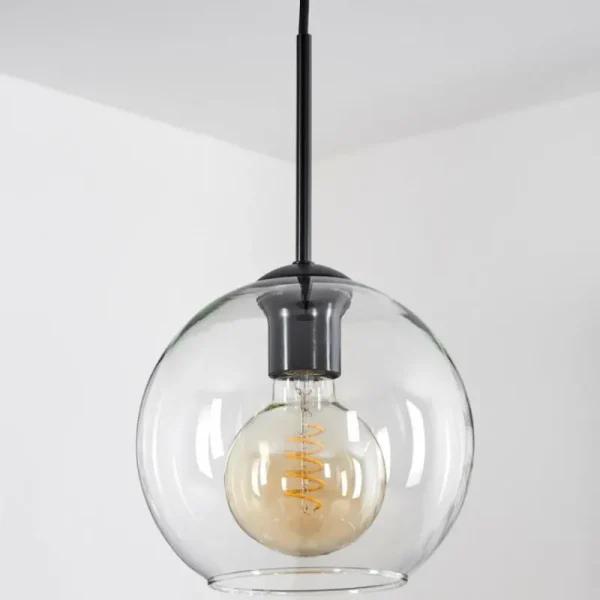 hofstein Plafonnier Verre 20 cm Koyoto Clair, 1 lumière* Lampes En Verre