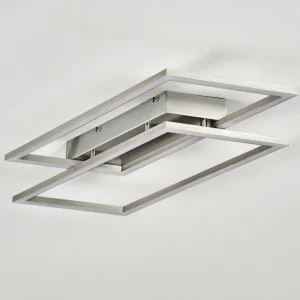 hofstein Plafonnier Veyrier LED Acier brossé, 2 lumières* Lampes Modernes