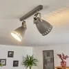 hofstein Plafonnier Vlissingen Chrome, Gris, 2 lumières* Lampes Modernes